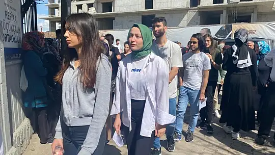 Kayseri'de YKS heyecanı AYT ile sürüyor