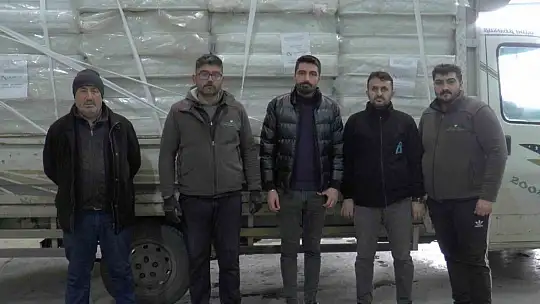 Kayseri'den deprem bölgesine yardım eli uzandı