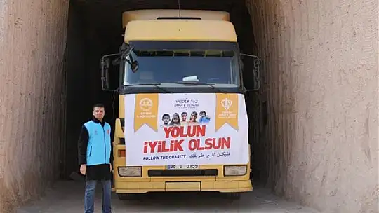 Kayseri'den Suriye'ye 7 yılda 737 TIR yardım malzemesi