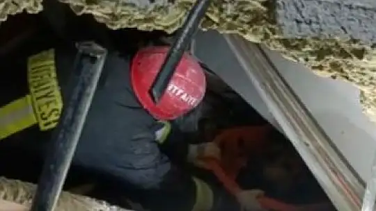 Kayseri İtfaiyesi'nin üstün çabası