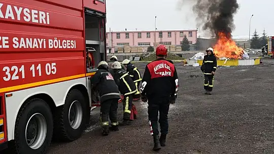 OSB İtfaiyesi 2022'de 382 olaya müdahale etti