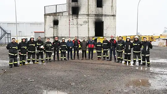 Kayseri OSB İtfaiyesi ve Gaziantep OSB İtfaiyesi ortak tatbikat yaptı