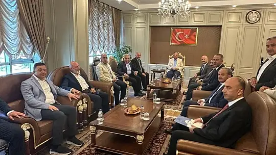 Kayseri OSB Yönetimi Adıyaman'da temel atma törenine katıldı