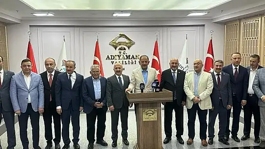 Kayseri OSB Yönetimi Adıyaman'da temel atma törenine katıldı