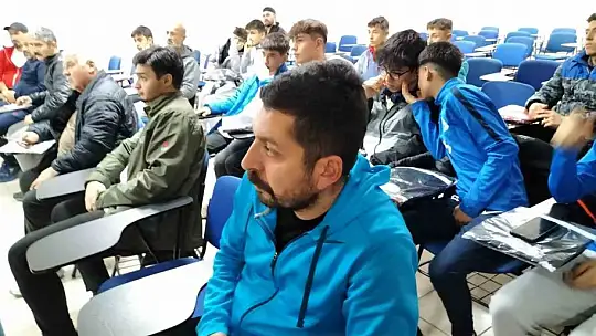 Kayseri'de U-15 Ligi fikstür çekimi yapıldı