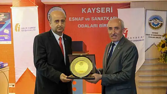 KESOB, Kayseri Vergi Dairesi Başkanı İbrahim Kaya'yı ağırladı