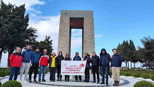 Kazdağları'nda 'Çanakkale Şehitlerini Anma Tırmanışı' düzenlendi