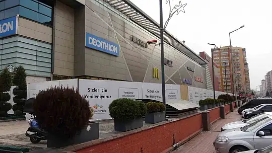 Kayseripark'taki kaçak inşaat havadan görüntülendi