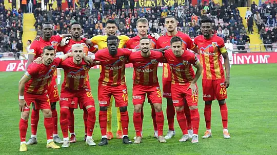 Kayserispor ilk yarıda 26 puan topladı