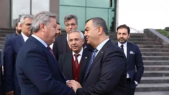 KAYSO ve OSB Başkanlarından,  Mustafa Palancıoğlu'na ziyaret