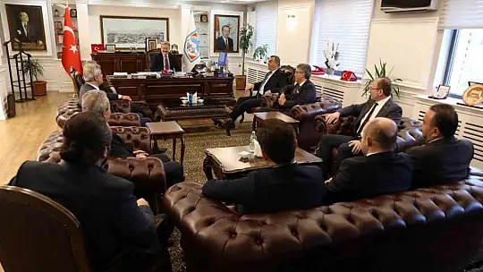 KAYSO ve OSB Başkanlarından,  Mustafa Palancıoğlu'na ziyaret