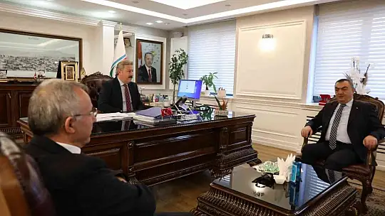 KAYSO ve OSB Başkanlarından,  Mustafa Palancıoğlu'na ziyaret