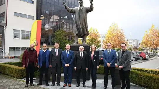 KAYÜ Rektörü Karamustafa, Kuzey Makedonya'da işbirliği ziyaretlerinde bulundu