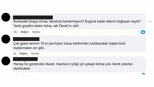 Develi'de tepkiler çığ gibi büyüyor: Sosyal medyada isyan, masada birlik fotoğrafı!