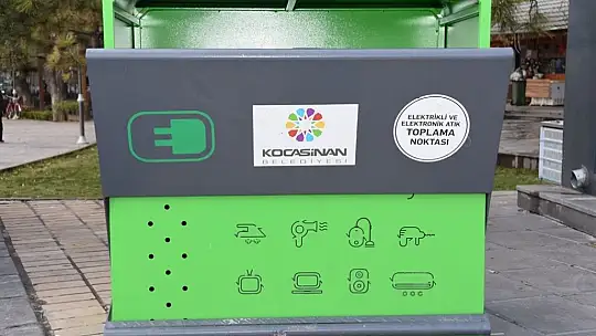 Kocasinan, 1 yılda 351 kilo elektronik atık ile bin 390 kilo atık pili ekonomiye kazandırdı