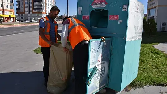 Kocasinan Belediyesi 228 ton kıyafet atığını geri dönüşüme kazandırdı