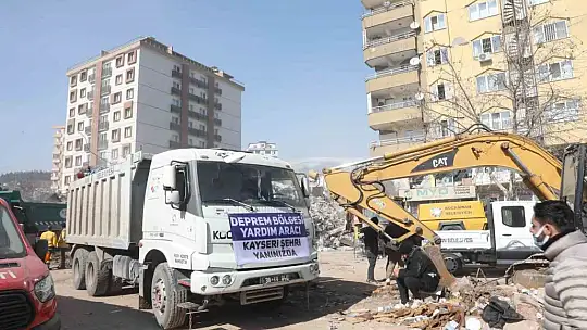 Kocasinan Belediyesi, depremzedeler için 7/24 çalışıyor