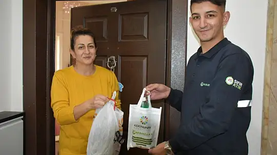 Kocasinan Belediyesi'nden bitkisel atık yağa, temizlik seti hediye