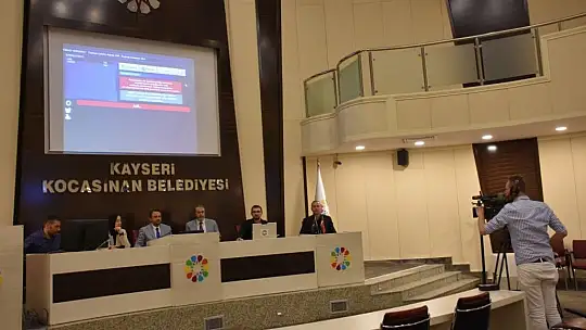 Kocasinan Belediyesi'ne işçi alımı canlı yayında gerçekleşti