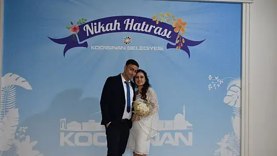 Kocasinan'da bir günde 23 çift, mutlu yuvaların temelini attı