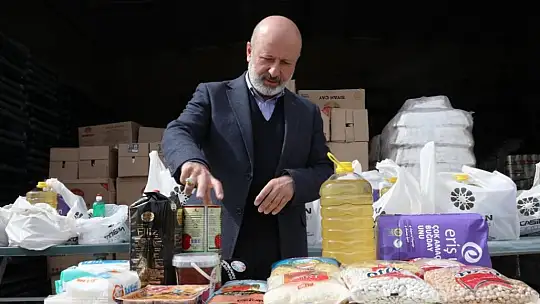 Kocasinan depremzedelerin yanında