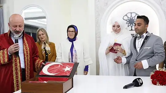 Kocasinan'ın yeni nikah salonu açıldı
