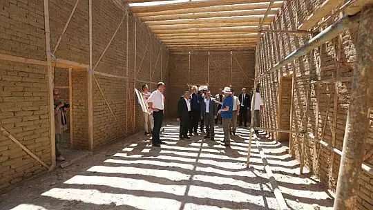 Vali Çiçek Kültepe Müzesi'ni yerinde inceledi