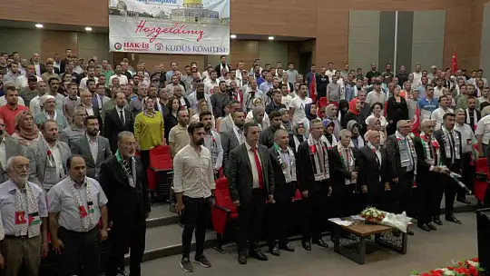 Arslan, 'Filistin halkıyla dayanışmamız önemli bir yer tutmuştur'