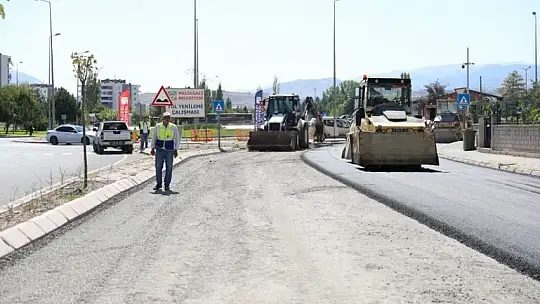 Melikgazi Belediyesi'nden Altınoluk Mahallesi'ne asfalt çalışması
