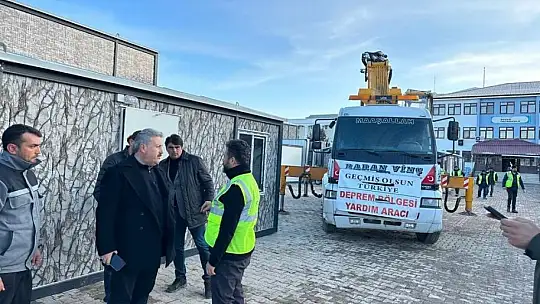 Melikgazi Belediyesi Elbistan'a konteyner çarşı kuruyor