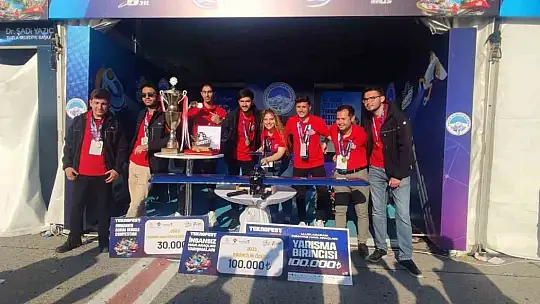TEKNOFEST'te Kayseri'ye ilk kez birincilik getirdi