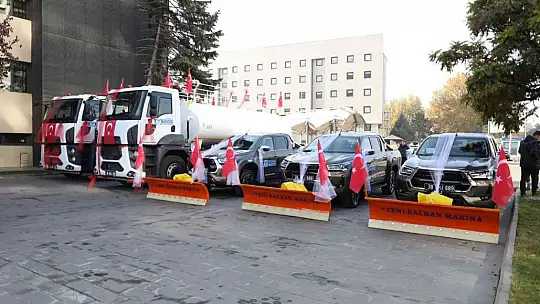 Melikgazi Belediyesi yeni araçlarıyla kışa hazır