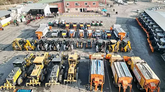 Melikgazi  kış hazırlıklarını tamamlandı