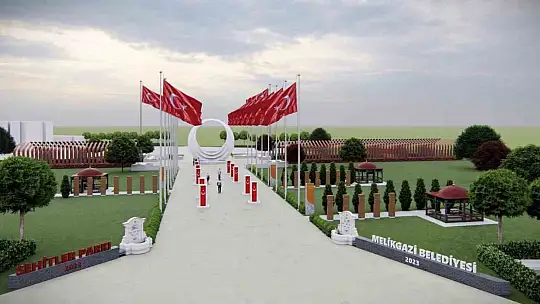 Melikgazi'den anlamlı park