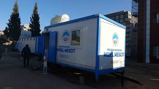 Melikgazi'den depremzedelere 'mobil yardım'