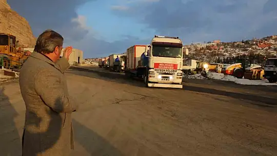 Melikgazi'den Hatay'a mobil destek