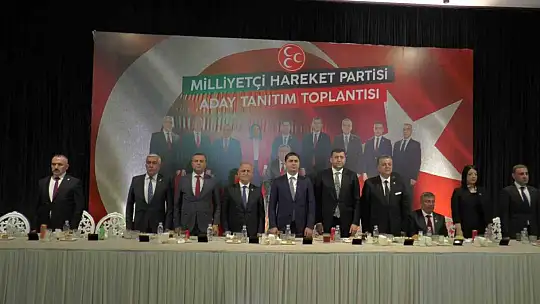 MHP 3000 kişi ile aday tanıtım toplantısı yaptı