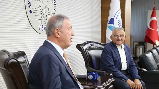 Akar'dan Büyükkılıç'a ziyaret: 'Büyük bir iş birliği içerisindeyiz'