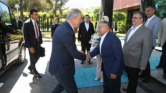 Akar'dan Büyükkılıç'a ziyaret: 'Büyük bir iş birliği içerisindeyiz'