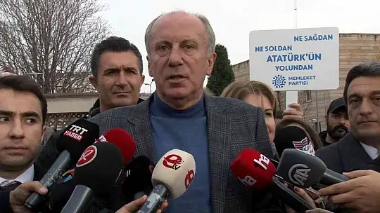 Muharrem İnce: 'Ben olsam Muharrem İnce'yi seçerdim'