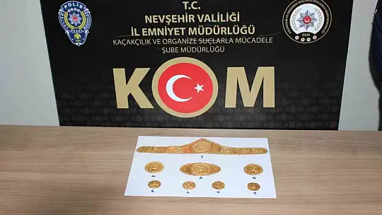 Nevşehir'de Helenistik Dönem'e ait 8 adet tarihi eser ele geçirildi