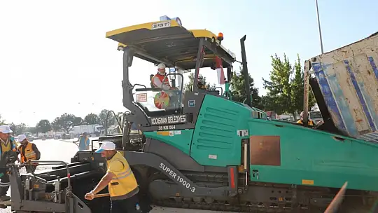 Oto Galericiler Sitesi Asfalt çalışması tamamlandı