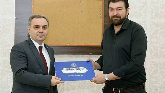 Rektör Altun'dan teşekkür ziyareti