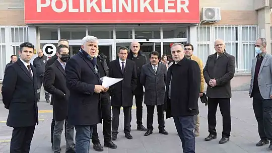 Altun, Hastane Bölgesinde planlanan iyileştirme çalışma alanını yerinde inceledi