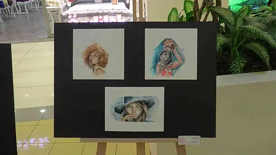 Resim öğretmenlerinden 'el emeği göz nuru' sergi