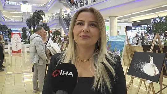 Resim öğretmenlerinden 'el emeği göz nuru' sergi