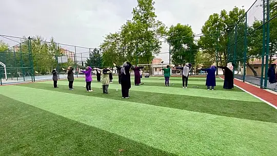 Kayserililer sabah sporlarına yoğun ilgi gösteriyor