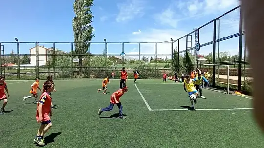 Sarız'da futbol heyecanı
