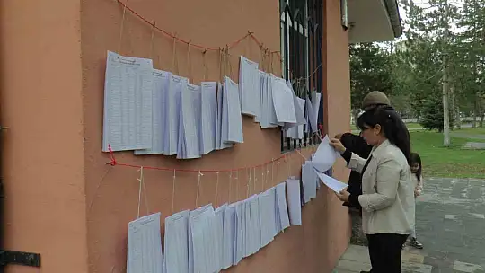 Seçmen listeleri askıya çıktı