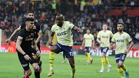 Kayserispor'un 3 maçlık serisi son buldu